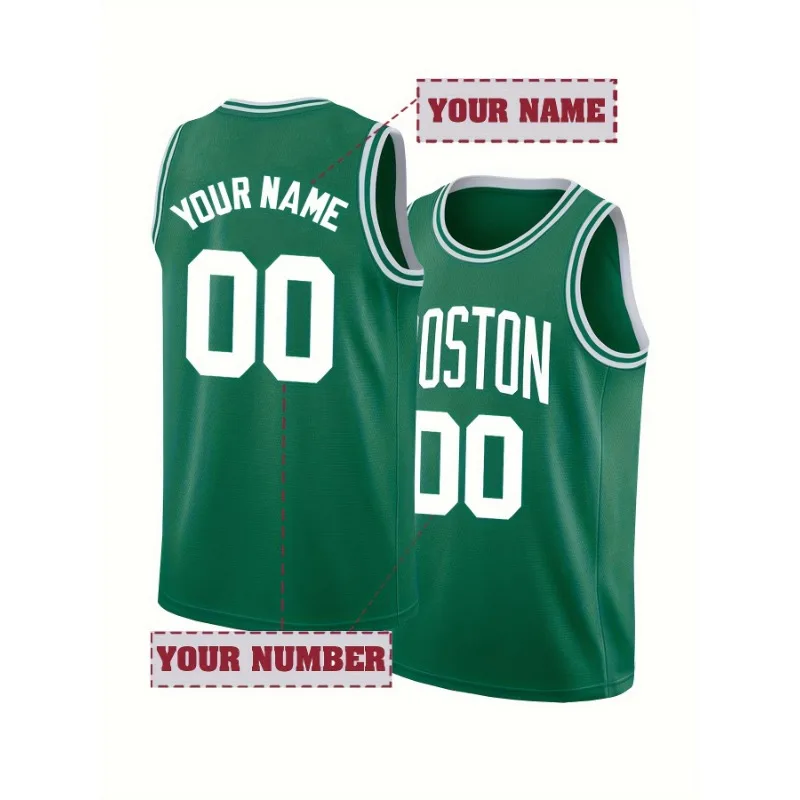 Sleeveless Undershirt - Maillot de basket-ball brodé personnalisé avec