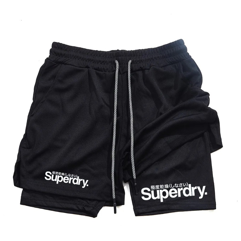 Performance Boxer Sport - Shorts de sport 2-en-1 pour hommes,