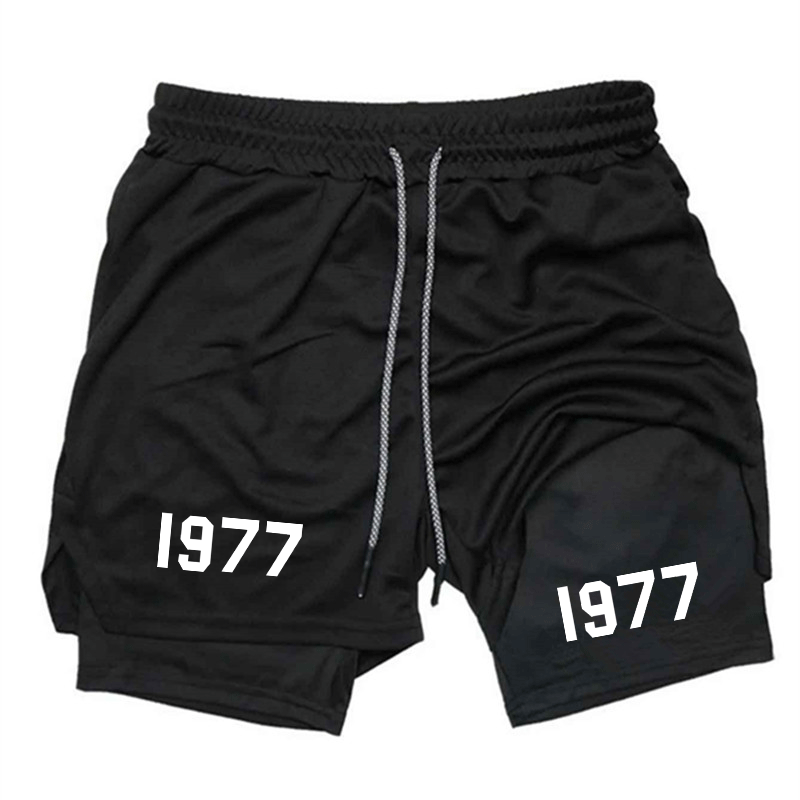 Compression Shorts Athletes - Shorts de sport 2-en-1 pour hommes,