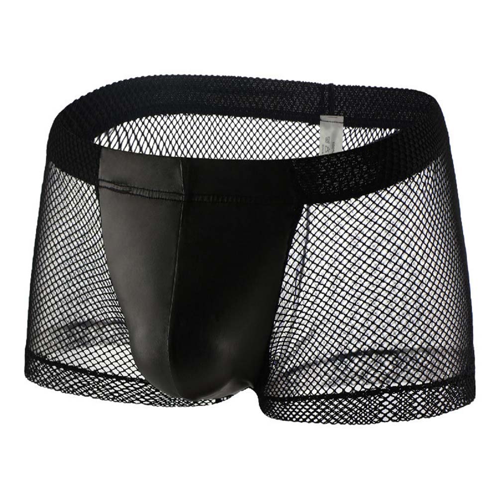 Pouch Boxer Pouch - Boxers pour hommes en maille transparente,