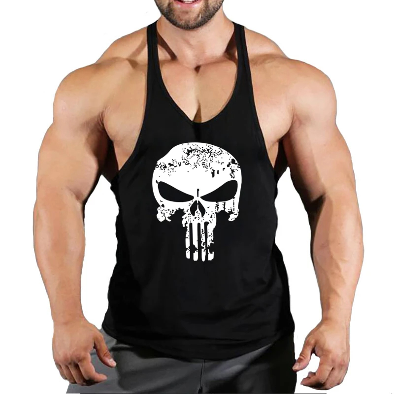 Undershirt Crew Neck - Top gymnases vêtements pour hommes débardeur