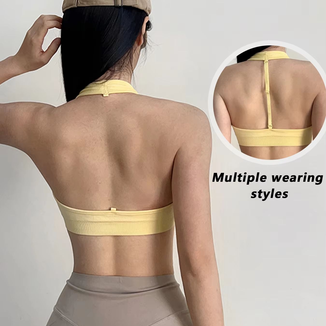 Suspender Tank Top - Soutien-gorge de sport dos nu pour