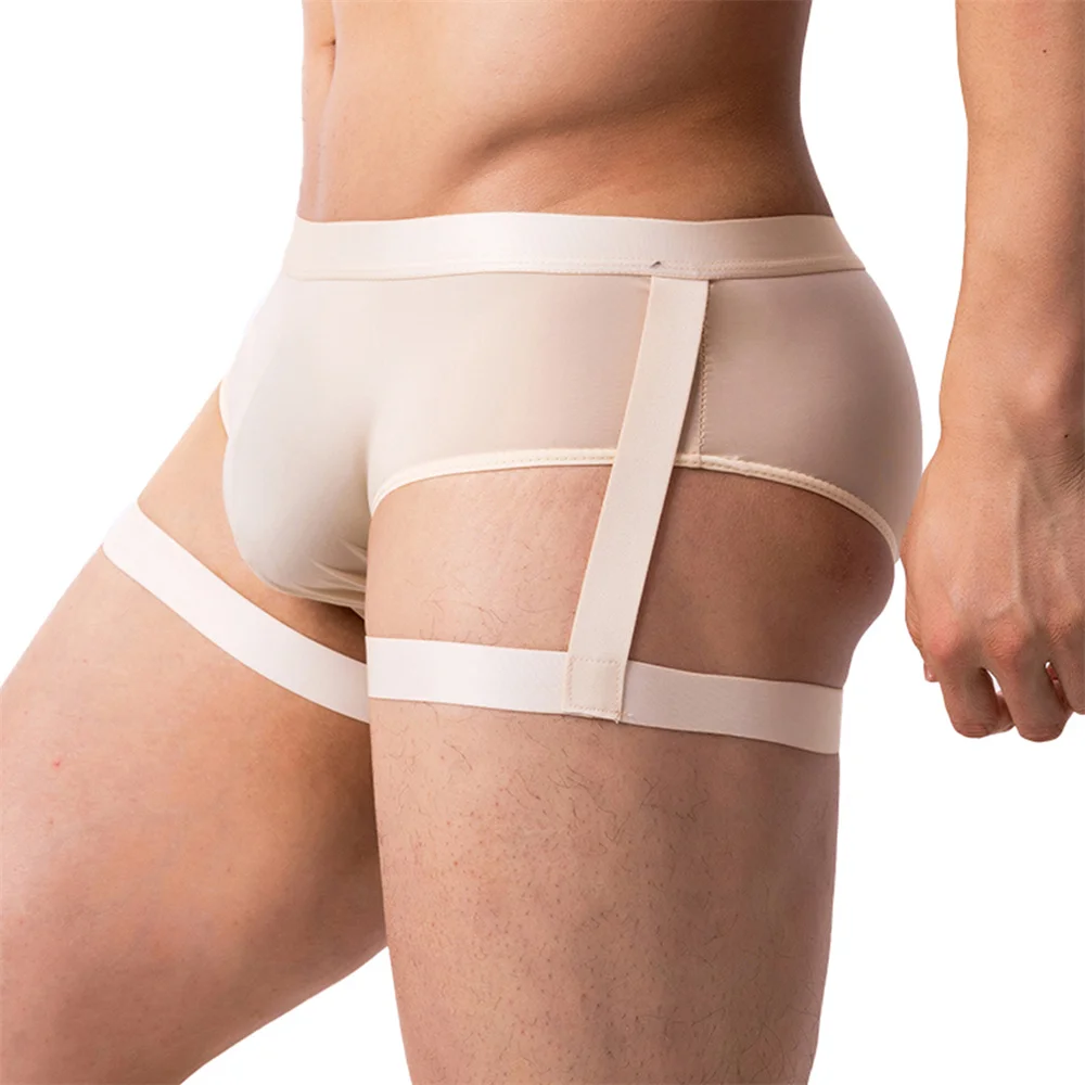 Bamboo Fiber Trunk - Boxer de couleur unie pour hommes,