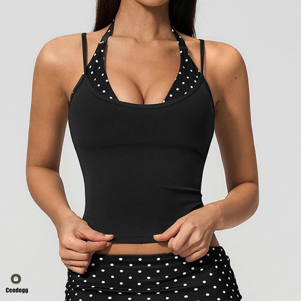Suspender Tank Top - Soutien-gorge de sport à bretelles pour
