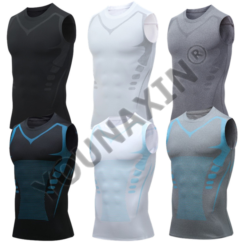 T Shirt Tight Fit - Lot de 3 débardeurs de sport