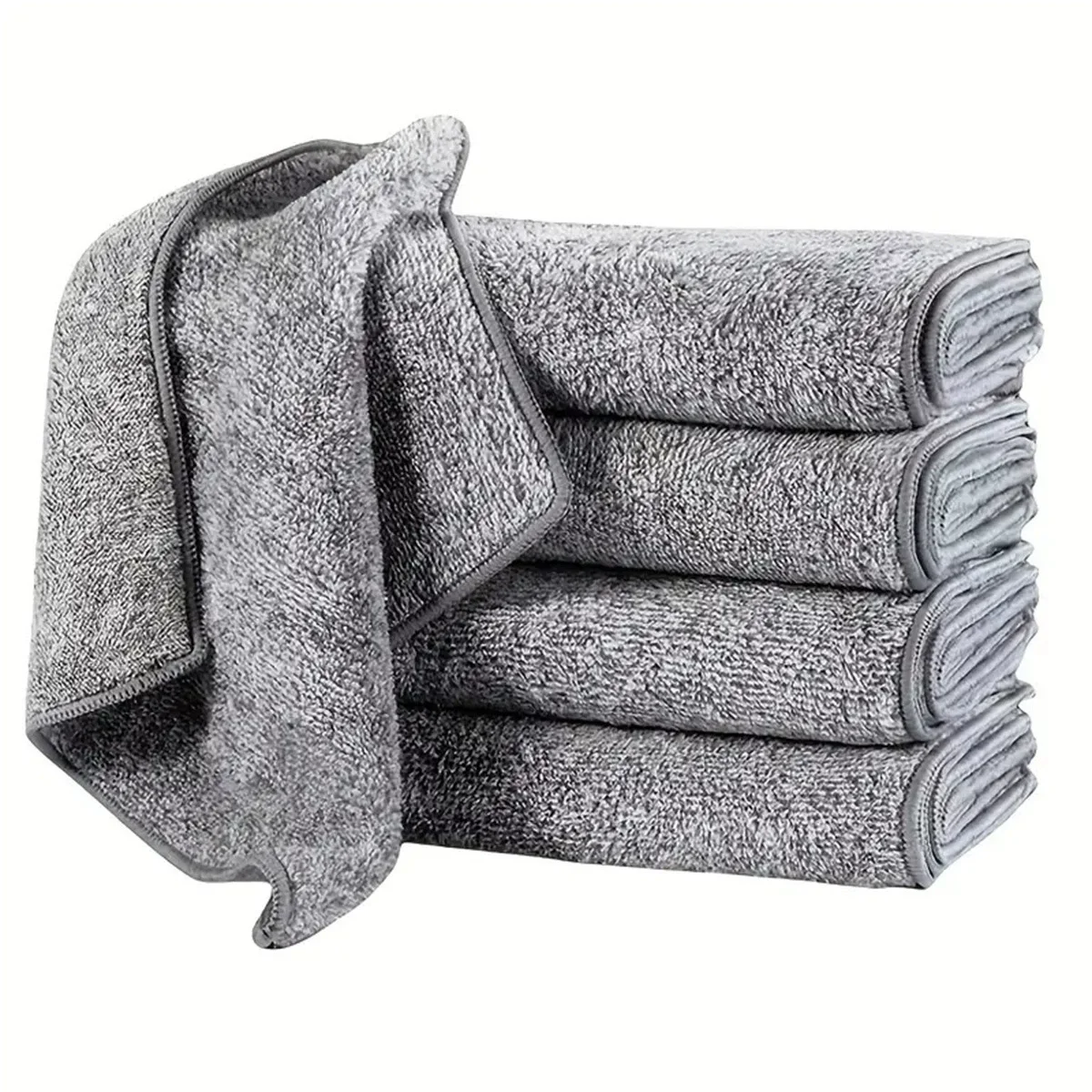 Bamboo Fiber Trunk - 1/5 Pièce Chiffon de cuisine en