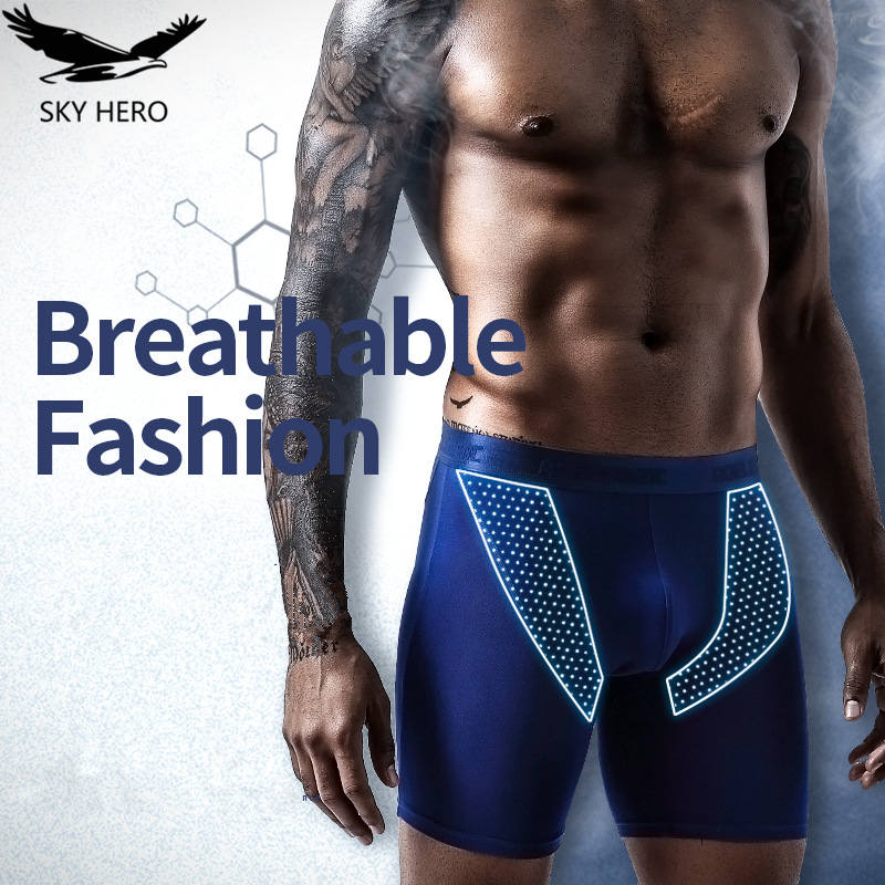 Caleçons longs en maille pour  - Long Leg Trunk Men avis et prix