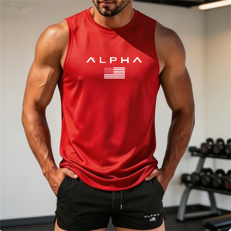 Débardeur de fitness imprimé à - Undershirt Crew Neck avis et prix