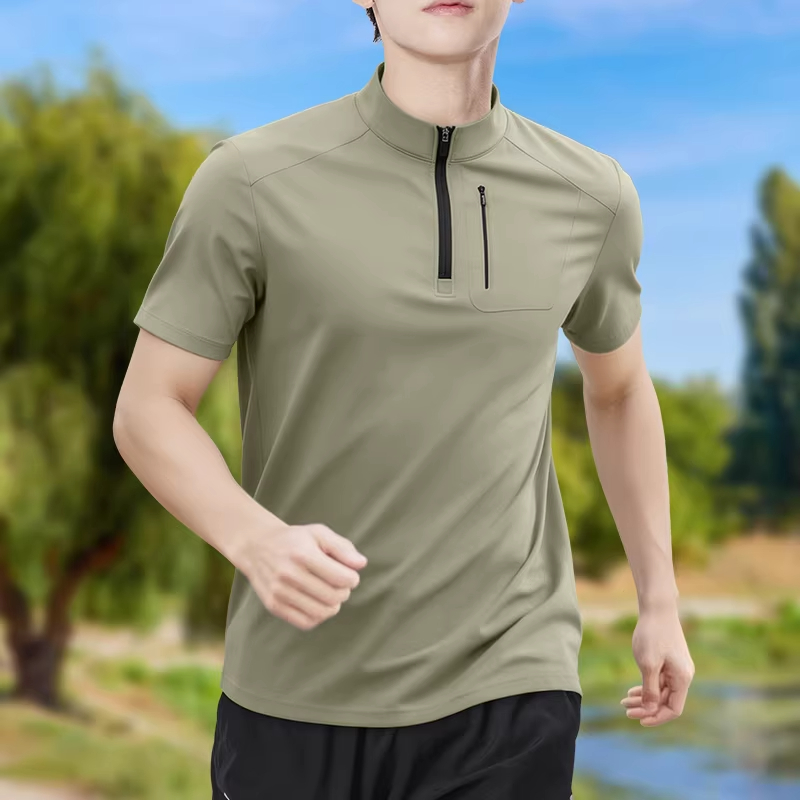 T-shirt Homme à Demi-Zip Exten - T Shirt Tight Fit avis et prix